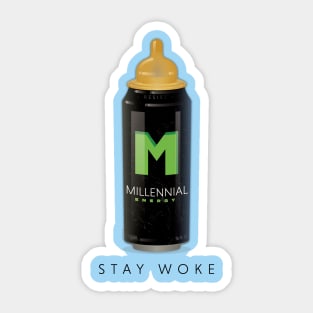 Millennial Energy Drink Sticker